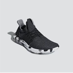 Adidas Black and Gray Athletic Shoes